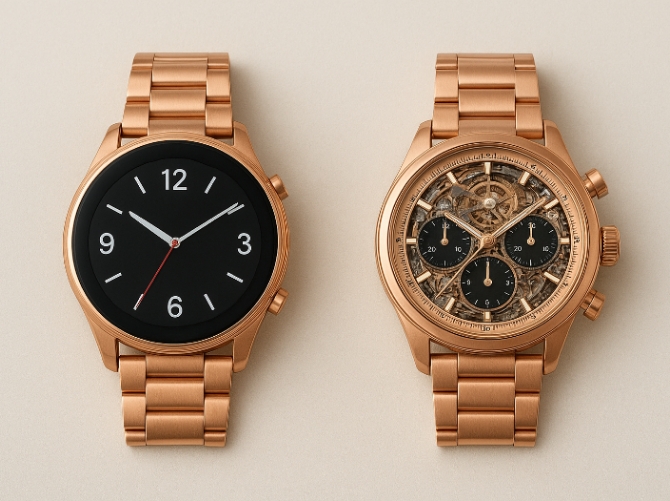 Rose gold watches