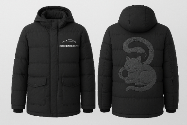 Black Winter Coat